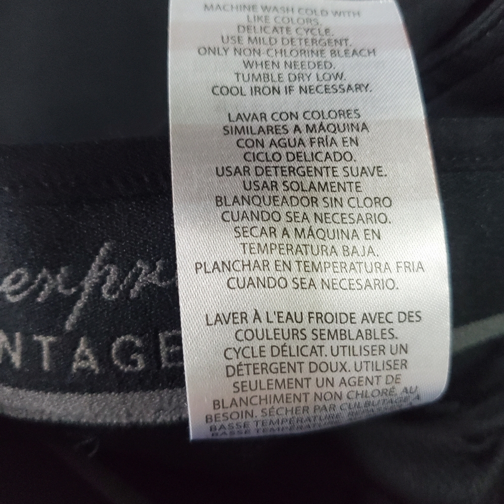 Men's Weatherproof Vintage Hybrid Tech Regular Taper Pants Black Size 38x30 NWT - Picture 8 of 11
